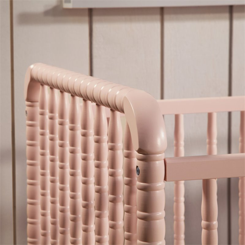 DaVinci Jenny Lind 3-in-1 Convertible Crib in Pink Blush