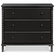 DaVinci Jenny Lind 3-Drawer Spindle Baby Dresser in Ebony