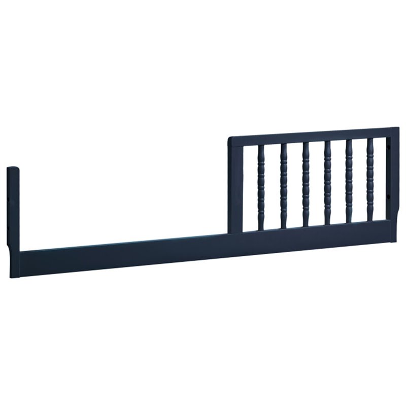 DaVinci Jenny Lind Toddler Wood Rail in Navy Blue