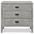 DaVinci Fairway Pine Wood 3-Drawers Baby Dresser in Cottage Gray