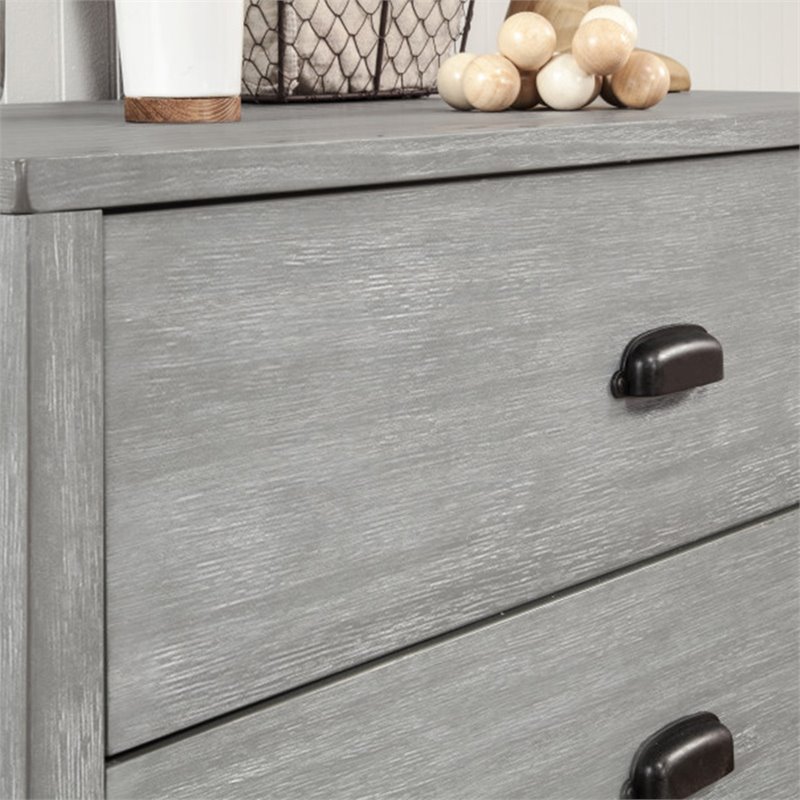 DaVinci Fairway Pine Wood 3-Drawers Baby Dresser in Cottage Gray