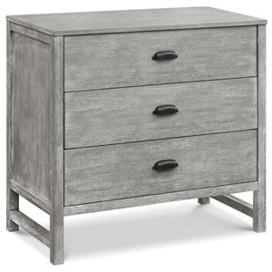 DaVinci Fairway Pine Wood 3-Drawers Baby Dresser in Cottage Gray