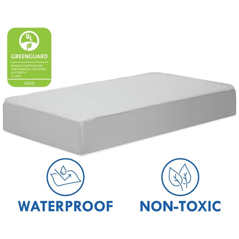 DaVinci Deluxe Coil Firm Support Mini Crib Mattress - Lightweight