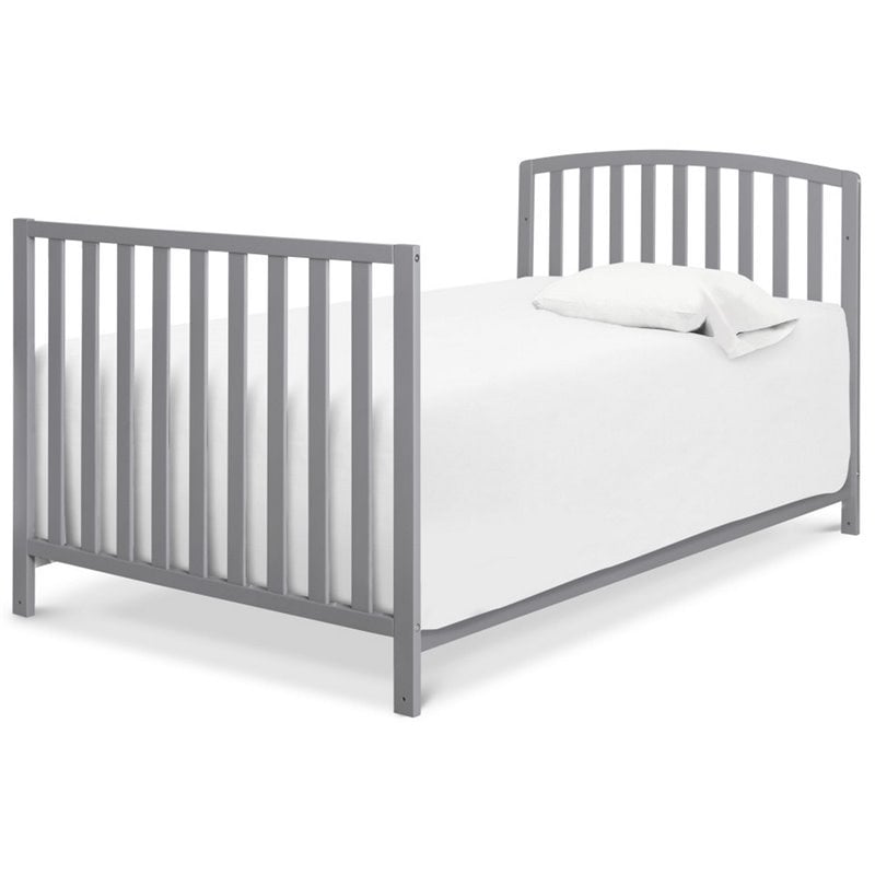 Davinci Dylan Folding Portable 3-in-1 Mini Crib in Gray