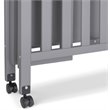 Davinci Dylan Folding Portable 3-in-1 Mini Crib in Gray