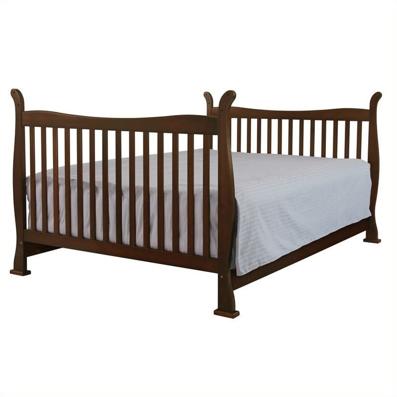   in 1 Convertible w/ Toddler Rail Coffee Crib 048517008690  