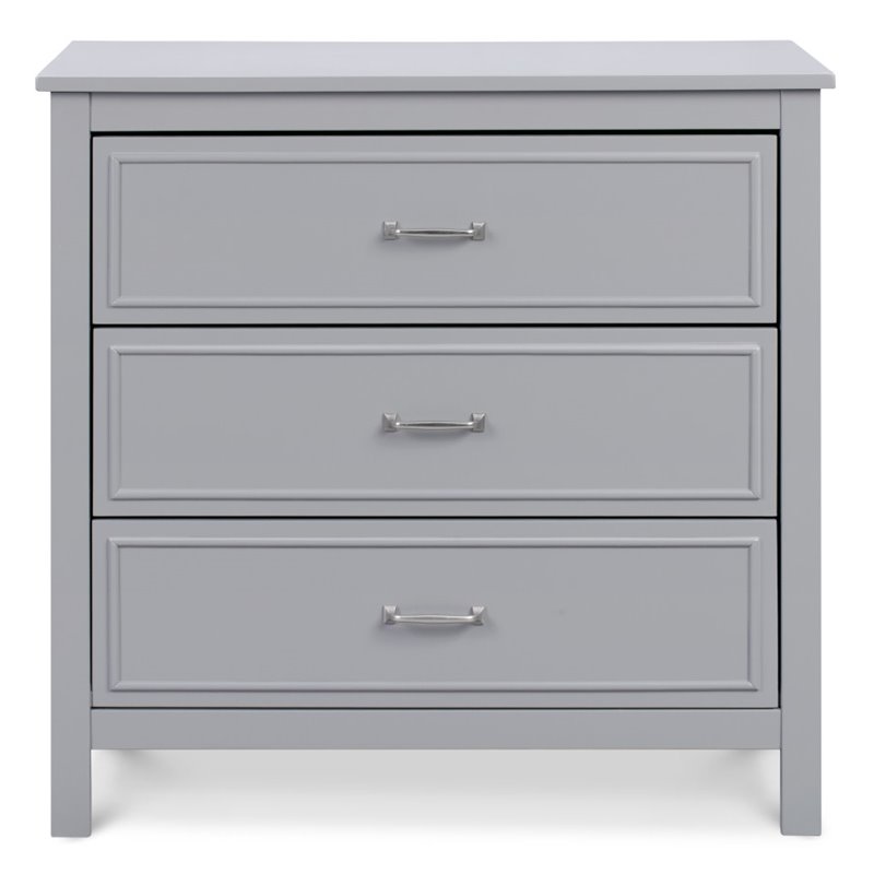 Davinci Charlie 3-Drawer Dresser in Gray
