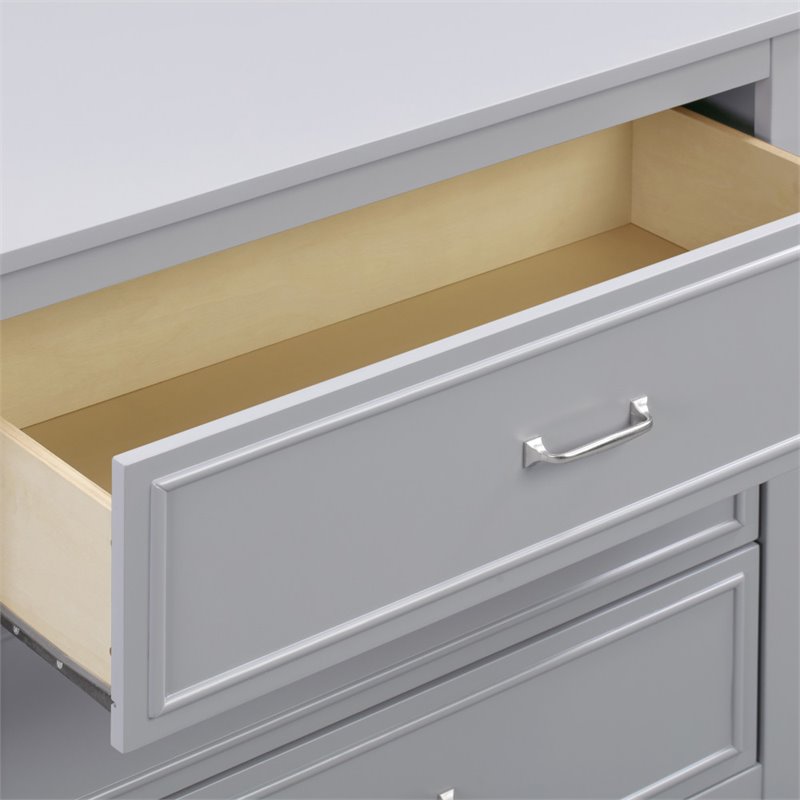 Davinci Charlie 3-Drawer Dresser in Gray