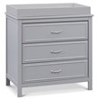 Davinci Charlie 3-Drawer Dresser in Gray