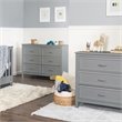 Davinci Charlie 3-Drawer Dresser in Gray