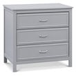 Davinci Charlie 3-Drawer Dresser in Gray