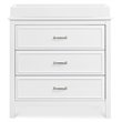 Davinci Charlie 3-Drawer Dresser in White