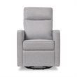 Davinci Gabby Pillowback Swivel Glider in Misty Gray