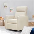 Davinci Gabby Pillowback Swivel Glider in Natural Oat