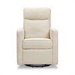 Davinci Gabby Pillowback Swivel Glider in Natural Oat