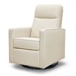 Davinci Gabby Pillowback Swivel Glider in Natural Oat