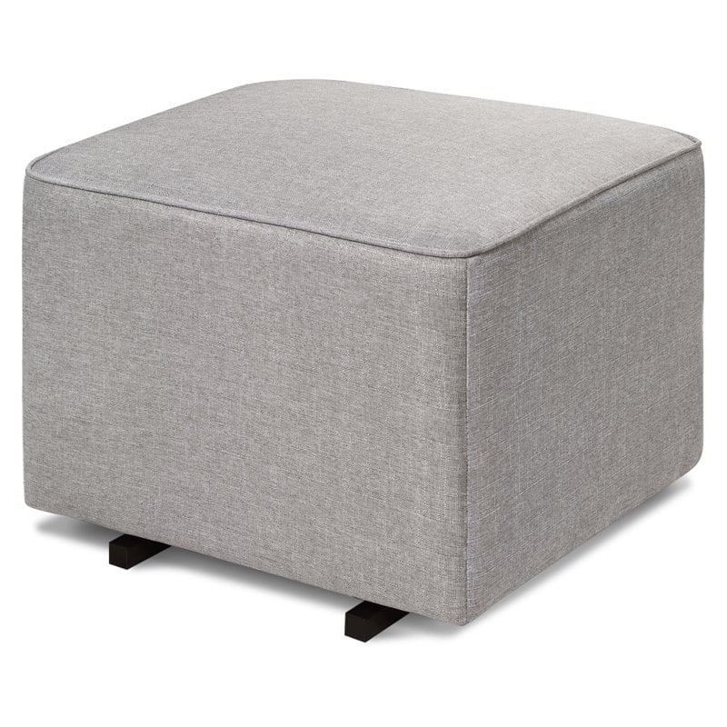 Davinci Universal Gliding Ottoman in Misty Gray