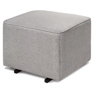 Davinci Universal Gliding Ottoman in Misty Gray