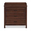 4-in-1 Convertible Crib and Matching Dresser Changing Table Set in Espresso