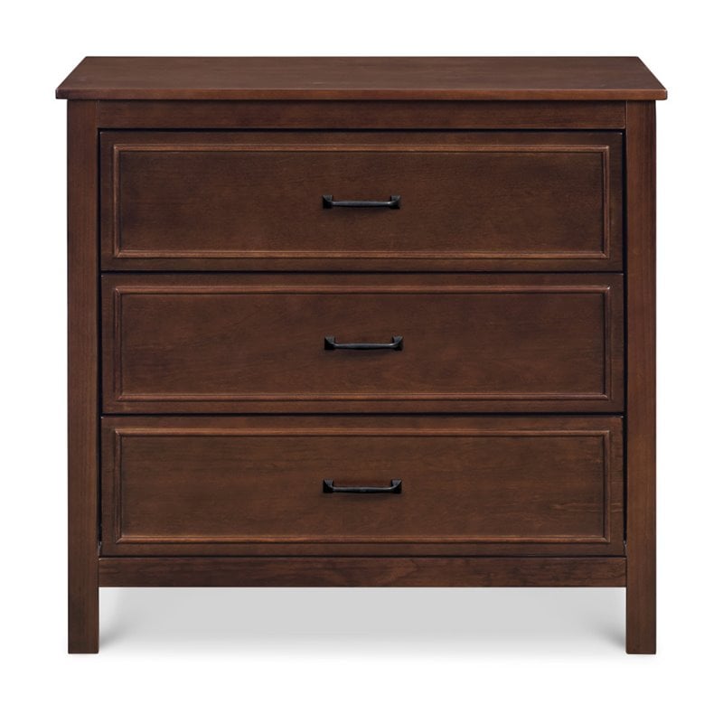 4-in-1 Convertible Crib and Matching Dresser Changing Table Set in Espresso