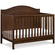 4-in-1 Convertible Crib and Matching Dresser Changing Table Set in Espresso