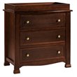 4-in-1 Convertible Crib and Matching Dresser Changing Table Set in Espresso