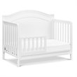 4-in-1 Convertible Crib and Dresser Set with Removable Changing Tray in White