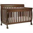 4-in-1 Convertible Crib and Dresser Set with Removable Changing Tray in White