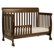 4-in-1 Convertible Crib and Dresser Set with Removable Changing Tray in White