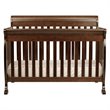 4-in-1 Convertible Crib and Dresser Set with Removable Changing Tray in White
