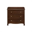 4-in-1 Convertible Crib and Dresser Set with Removable Changing Tray in White