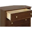 4-in-1 Convertible Crib and Dresser Set with Removable Changing Tray in White