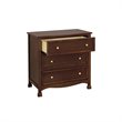 4-in-1 Convertible Crib and Dresser Set with Removable Changing Tray in White
