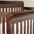 4-in-1 Convertible Crib and Dresser Set with Removable Changing Tray in White