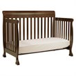 4-in-1 Convertible Crib and Dresser Set with Removable Changing Tray in White