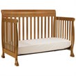 4-in-1 Convertible Crib and Dresser Set with Removable Changing Tray in Chestnut
