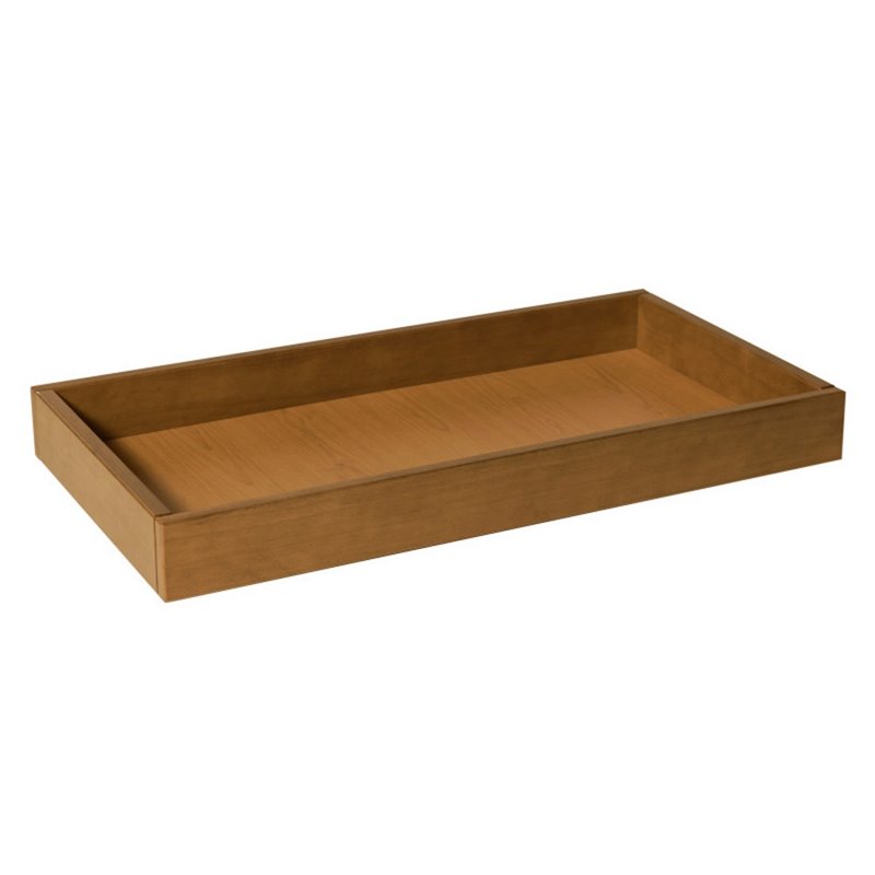 4-in-1 Convertible Crib and Dresser Set with Removable Changing Tray in Chestnut