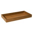 4-in-1 Convertible Crib and Dresser Set with Removable Changing Tray in Chestnut