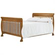 4-in-1 Convertible Crib and Dresser Set with Removable Changing Tray in Chestnut