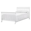 4-in-1 Convertible Crib and Dresser Set with Removable Changing Tray in White