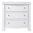 4-in-1 Convertible Crib and Dresser Set with Removable Changing Tray in White