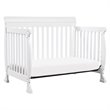 4-in-1 Convertible Crib and Dressers Set with Removable Changing Tray in White