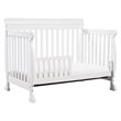 4-in-1 Convertible Crib and Dressers Set with Removable Changing Tray in White