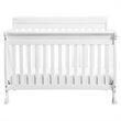 4-in-1 Convertible Crib and Dressers Set with Removable Changing Tray in White