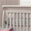 4-in-1 Convertible Crib and Dressers Set with Removable Changing Tray in White