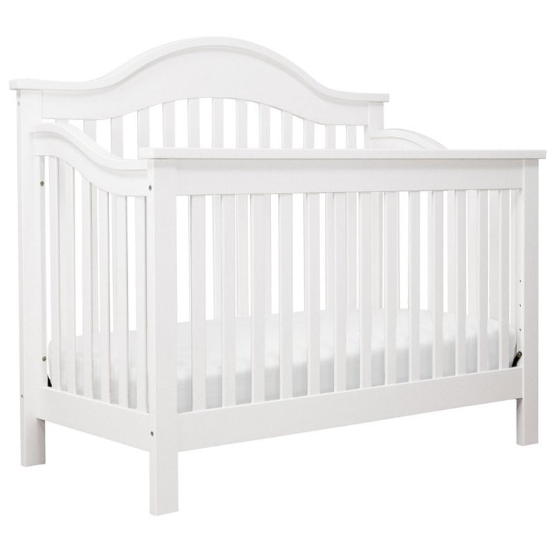 3 in 1 Convertible Crib Set with Matching Changing Table Dresser in White
