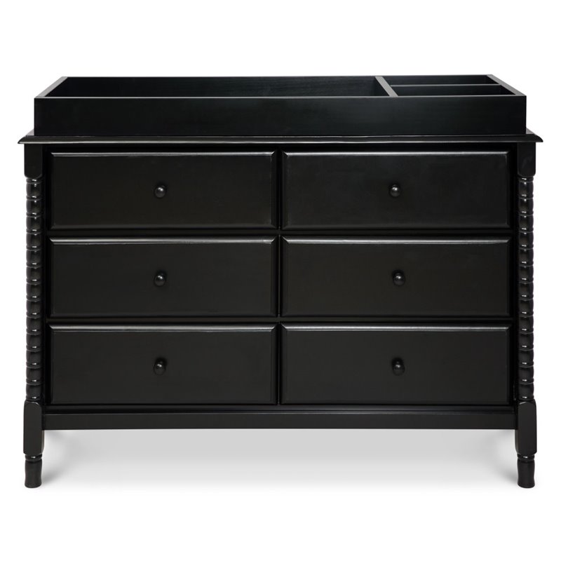 DaVinci Jenny Lind Spindle 6-Drawer Dresser in Ebony