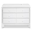 DaVinci Jenny Lind Spindle 6-Drawer Dresser in White