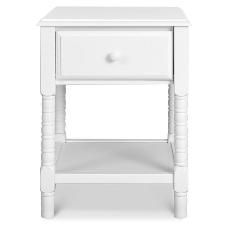 DaVinci Jenny Lind Engineered Wood Spindle Kids Nightstand in White