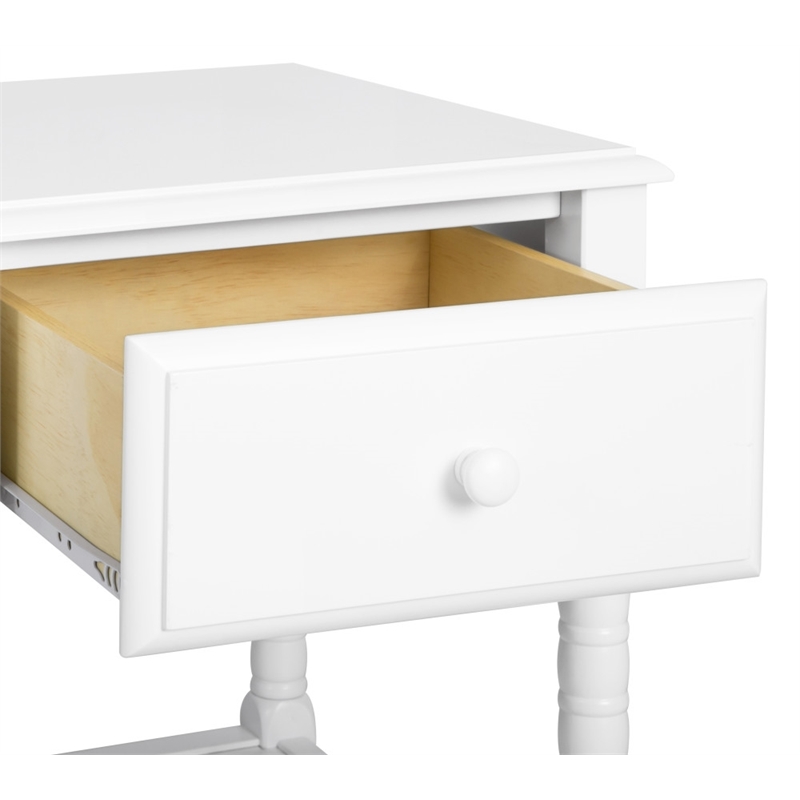 DaVinci Jenny Lind Engineered Wood Spindle Kids Nightstand in White